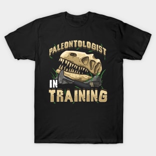 Paleontologist In Training Dinosaur Obsessed Dino T-Shirt